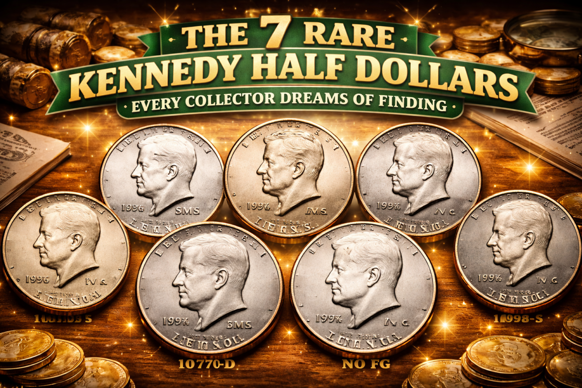 7 Rare Kennedy Half Dollars
