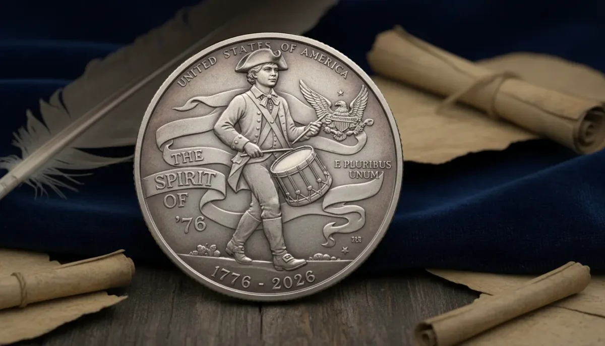 Got a 1976 Drummer Boy Quarter